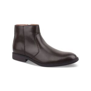 ALFANI Womens Brown Padded Liam Round Toe Block Heel Zip-Up Dress Booties 12 M